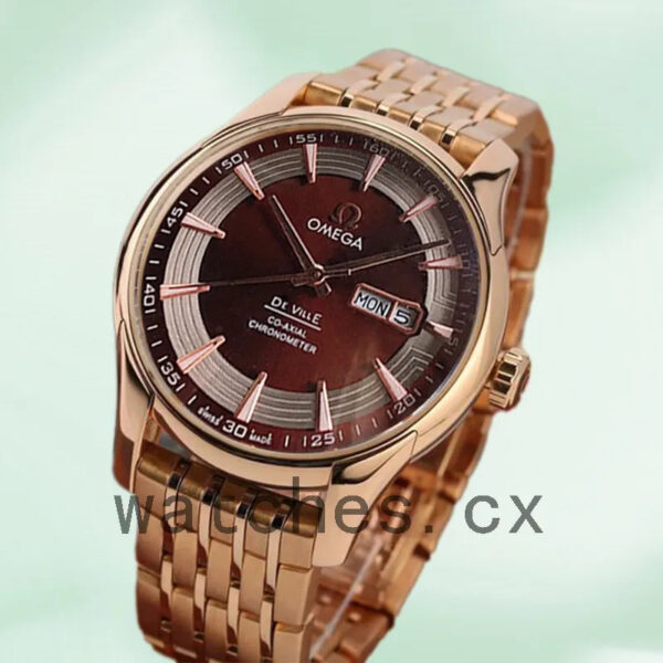 Omega De Ville 431.60.41.22.13.001 Men 41mm Bracelet Automatic Replica Watches - Image 4