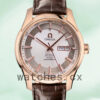 Omega De Ville Men 431.63.41.22.02.001 41mm Leather Strap Replica Watches