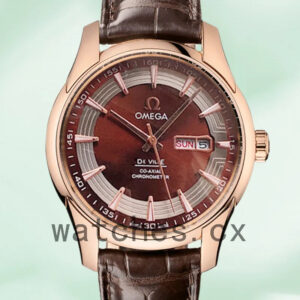 Omega De Ville 41mm 431.63.41.22.13.001 Men Automatic Rose Gold-tone Replica Watches