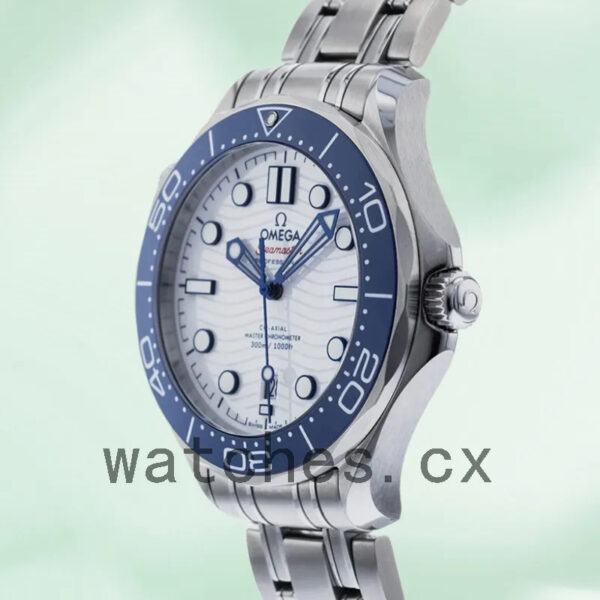 Omega Seamaster 42mm 522.30.42.20.04.001 Men White Dial Bracelet Replica Watches - Image 3