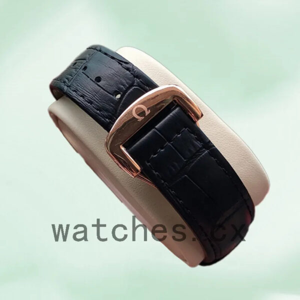 Omega De Ville 41mm DevilleBKSL-001 Men Rose Gold-tone Replica Watches - Image 3