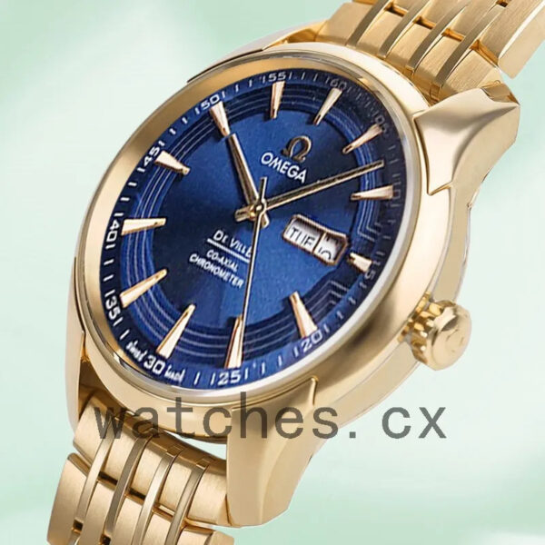 Omega De Ville DevilleBLSB-004 41mm Men Bracelet Gold-tone Replica Watches - Image 3