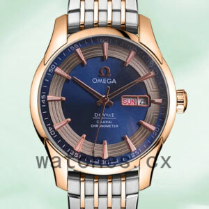 Omega De Ville Men 41mm DevilleBLSB-006 Blue Dial Replica Watches