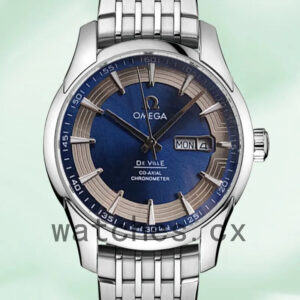 Omega De Ville DevilleBLSL-003 Men 41mm Bracelet Blue Dial Replica Watches