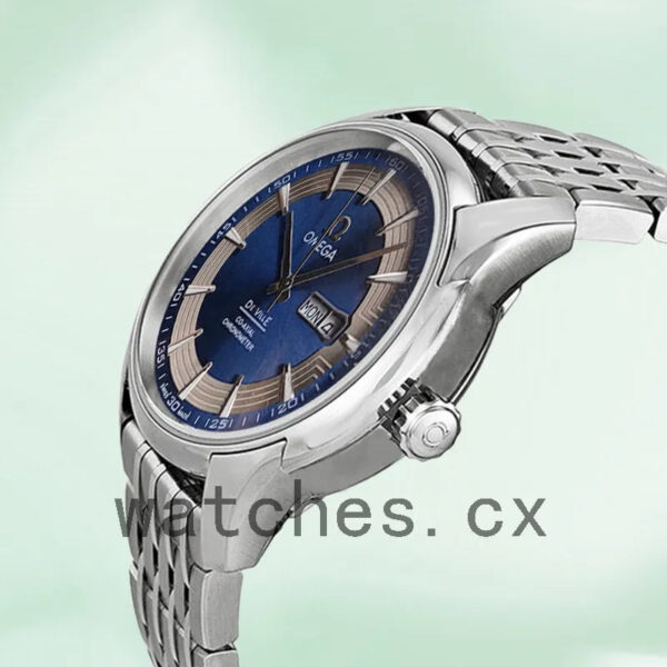Omega De Ville DevilleBLSL-003 Men 41mm Bracelet Blue Dial Replica Watches - Image 3