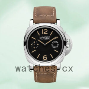 Panerai Luminor Marina 44mm PAM00590 Men’s Silver-tone Black Dial Replica Watches