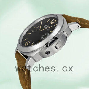 Panerai Luminor Marina 44mm PAM00590 Men’s Silver-tone Black Dial Replica Watches