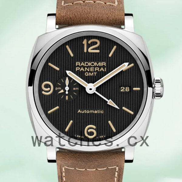 Panerai Radiomir 44mm PAM00657 Men’s Black Dial Leather Strap Replica Watches