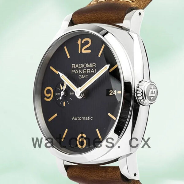 Panerai Radiomir 44mm PAM00657 Men’s Black Dial Leather Strap Replica Watches
