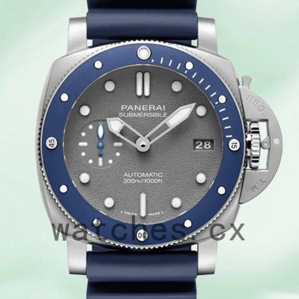 Panerai Submersible 47mm PAM00959 Men’s Silver-tone Replica Watches