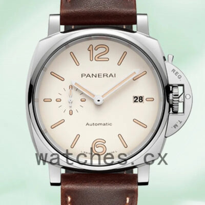 Panerai Luminor Due Men’s 44mm PAM01046 White Dial Automatic Replica Watches