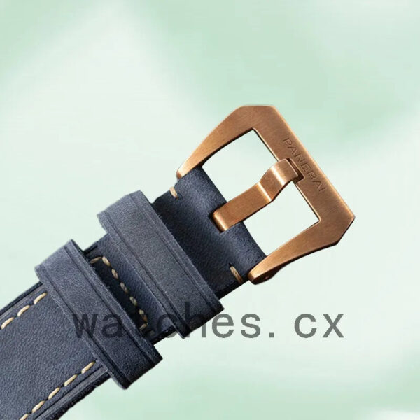 Panerai Submersible 47mm Men’s PAM01074 Leather Strap Replica Watches - Image 4