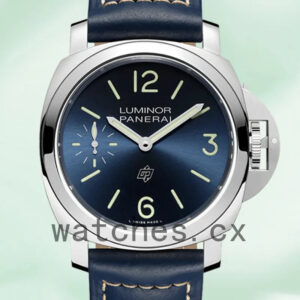 Panerai Luminor PAM01085 44mm Men’s Silver-tone Leather Strap Replica Watches