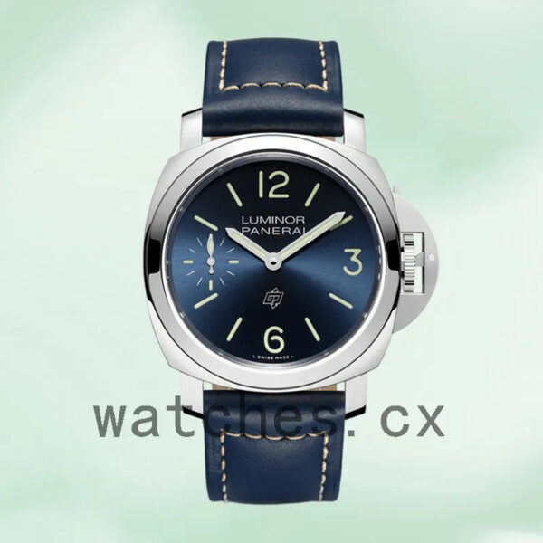 Panerai Luminor PAM01085 44mm Men’s Silver-tone Leather Strap Replica Watches