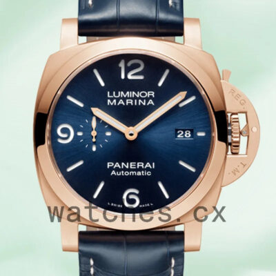 Panerai Luminor Marina PAM01112 Men’s 44mm Automatic Leather Strap Replica Watches