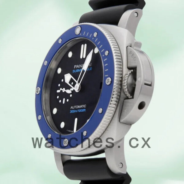 Panerai Submersible PAM01209 47mm Men’s Rubber Band Automatic Replica Watches
