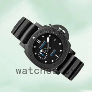 Panerai Submersible 47mm PAM01231 Men’s Rubber Band Replica Watches