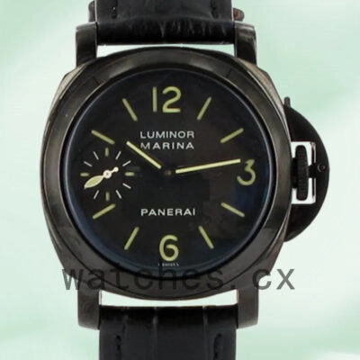 Panerai Luminor Marina Men’s 44mm PAM00004 Black Dial Replica Watches