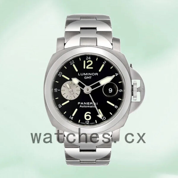 Panerai Luminor GMT Men’s 44mm PAM00161 Automatic Silver-tone Replica Watches