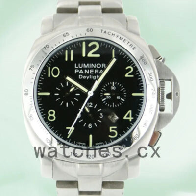 Panerai Luminor Daylight 44mm PAM00196 Men’s Black Dial Replica Watches