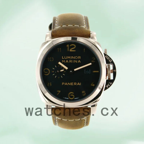 Panerai Luminor 1950 PAM00359 Men’s 44mm Silver-tone Rubber Band Replica Watches