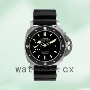 Panerai Luminor Submersible 47mm PAM00389 Men’s Rubber Band Replica Watches