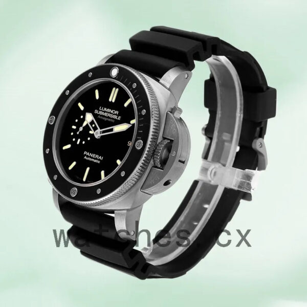 Panerai Luminor Submersible 47mm PAM00389 Men’s Rubber Band Replica Watches