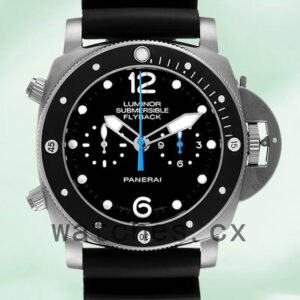Panerai Luminor Submersible PAM00615 47mm Men’s Black Dial Silver-tone Replica Watches