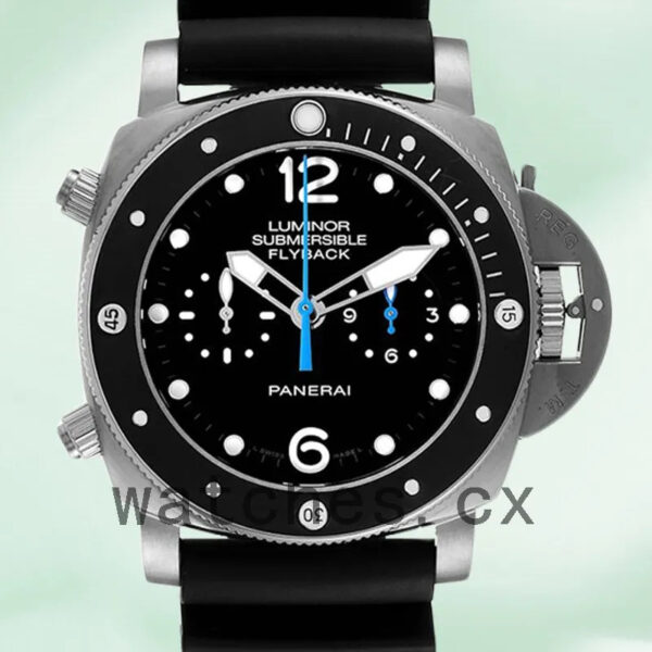 Panerai Luminor Submersible PAM00615 47mm Men’s Black Dial Silver-tone Replica Watches