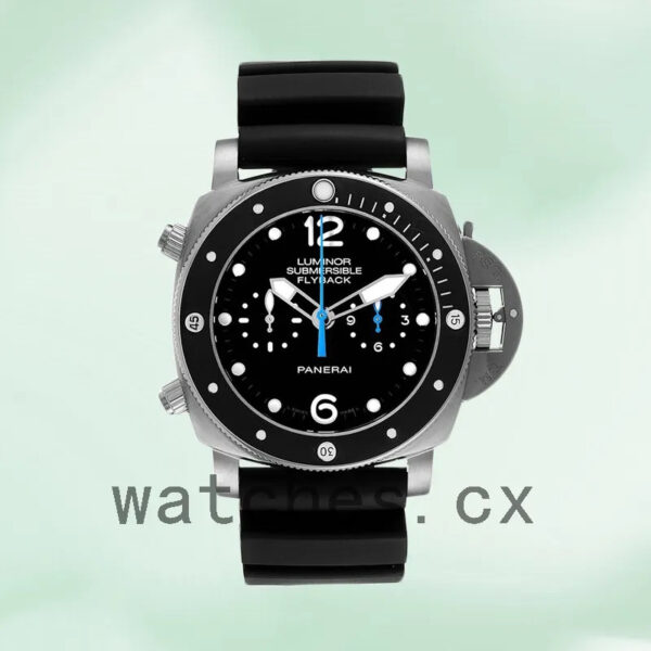 Panerai Luminor Submersible PAM00615 47mm Men’s Black Dial Silver-tone Replica Watches
