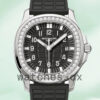 Patek Philippe Aquanaut Ladies 5067A-001 32mm Black Dial Silver-tone Replica Watches