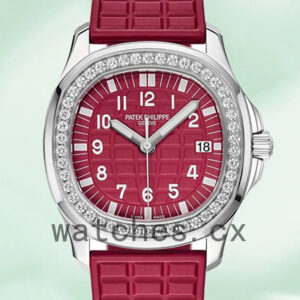 Patek Philippe Aquanaut 32mm Ladies 5067A-027 Silver-tone Rubber Band Replica Watches