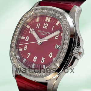 Patek Philippe Aquanaut 32mm Ladies 5067A-027 Silver-tone Rubber Band Replica Watches