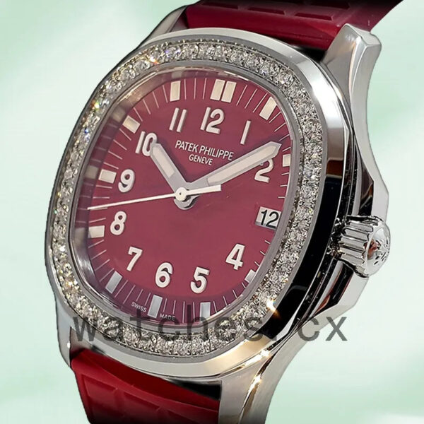 Patek Philippe Aquanaut 32mm Ladies 5067A-027 Silver-tone Rubber Band Replica Watches