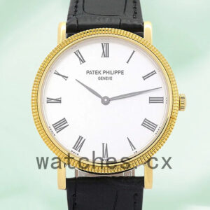 Patek Philippe Calatrava Men’s 36mm 5120J-001 Gold-tone Replica Watches