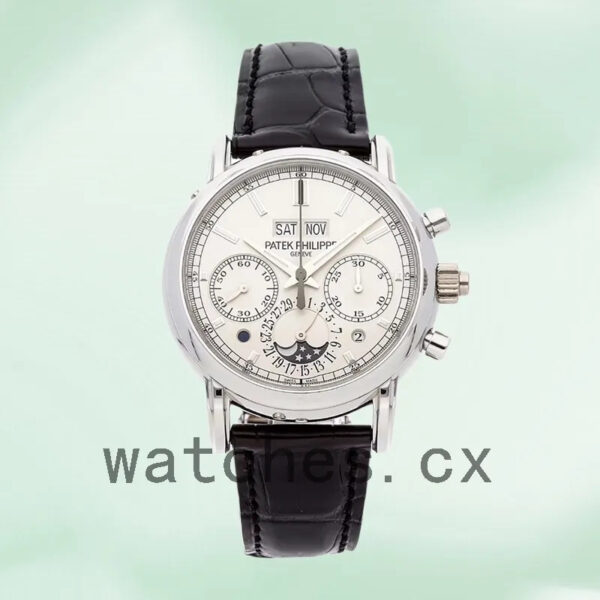 Patek Philippe Grand Complications 42mm 5204P-010 Men’s White Dial Replica Watches - Image 2