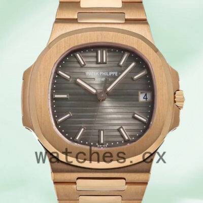 Patek Philippe Nautilus Men’s 40mm 5711R-001 Grey Dial Automatic Replica Watches