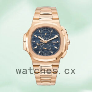 Patek Philippe Nautilus 40mm 5990/1R-001 Men’s Blue Dial Rose Gold-tone Replica Watches