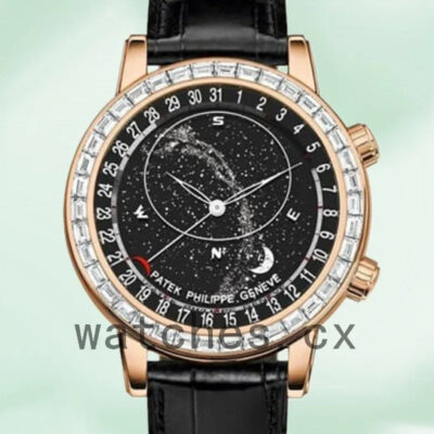Patek Philippe Grand Complications 44mm Men’s 6102R/001 Black Dial Replica Watches