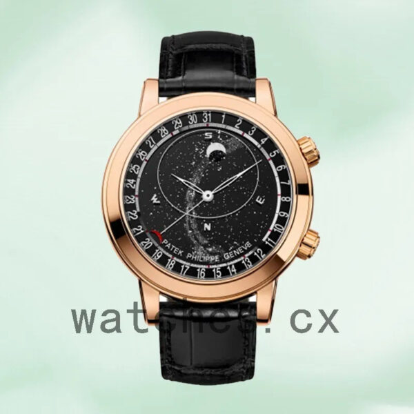 Patek Philippe Grand Complications Men’s 6104R-001 42mm Leather Strap Replica Watches - Image 2
