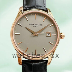 Patek Philippe Calatrava 5227J-001-2 Men’s 40mm Leather Strap Automatic Replica Watches