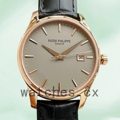 Patek Philippe Calatrava 5227J-001-2 Men’s 40mm Leather Strap Automatic Replica Watches