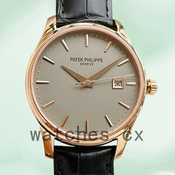 Patek Philippe Calatrava 5227J-001-2 Men’s 40mm Leather Strap Automatic Replica Watches