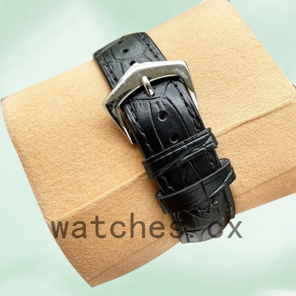 Patek Philippe Calatrava 5227J-001-3 40mm Men’s Gold-tone Leather Strap Replica Watches - Image 4