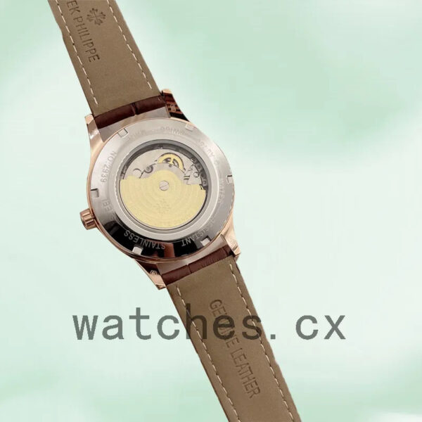 Patek Philippe Calatrava 5227J-001 40mm Men’s Leather Strap Replica Watches - Image 3