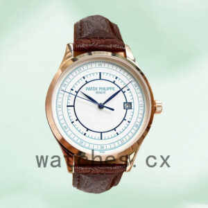 Patek Philippe Calatrava 5296R-001 40mm Men’s Rose Gold-tone/Gold-tone Automatic Replica Watches