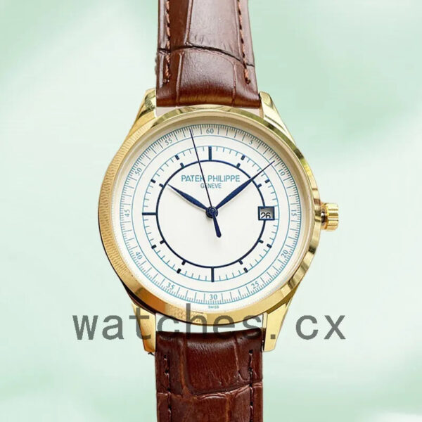 Patek Philippe Calatrava 5296R-001 40mm Men’s Rose Gold-tone/Gold-tone Automatic Replica Watches