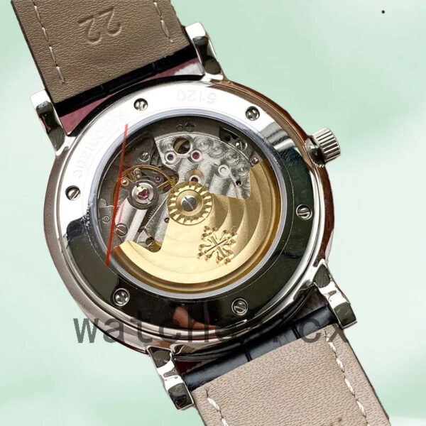 Patek Philippe Calatrava 40mm Men’s CalatravaBKRL004 Silver-tone Replica Watches - Image 4