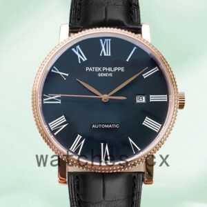 Patek Philippe Calatrava Men’s CalatravaBKRL005 40mm Black Dial Replica Watches