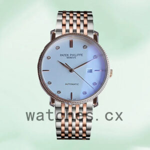Patek Philippe Calatrava Men’s CalatravaWSB008 40mm Rose Gold-tone Replica Watches